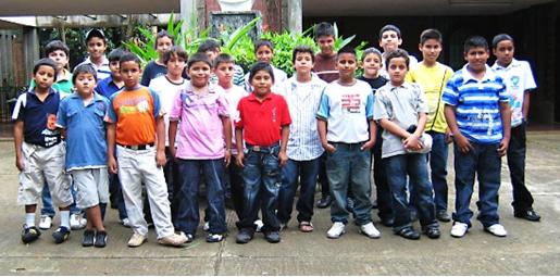   I ragazzi che frequentano il Centro Luis Madina.